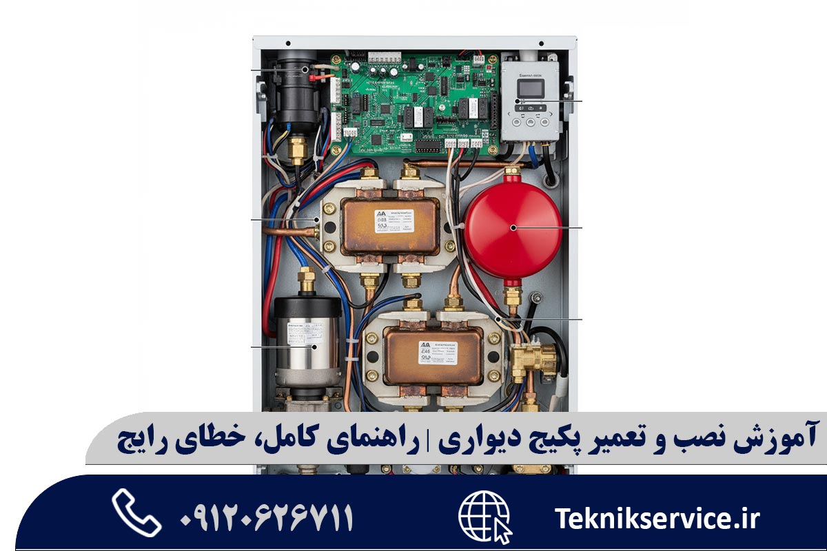 آموزش نصب پکیج دیواری (گام به گام و استانداردها)