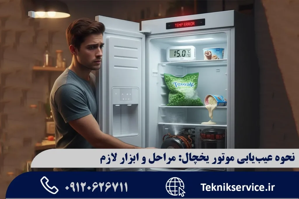 نحوه عیبیابی موتور یخچال: مراحل و ابزار لازم