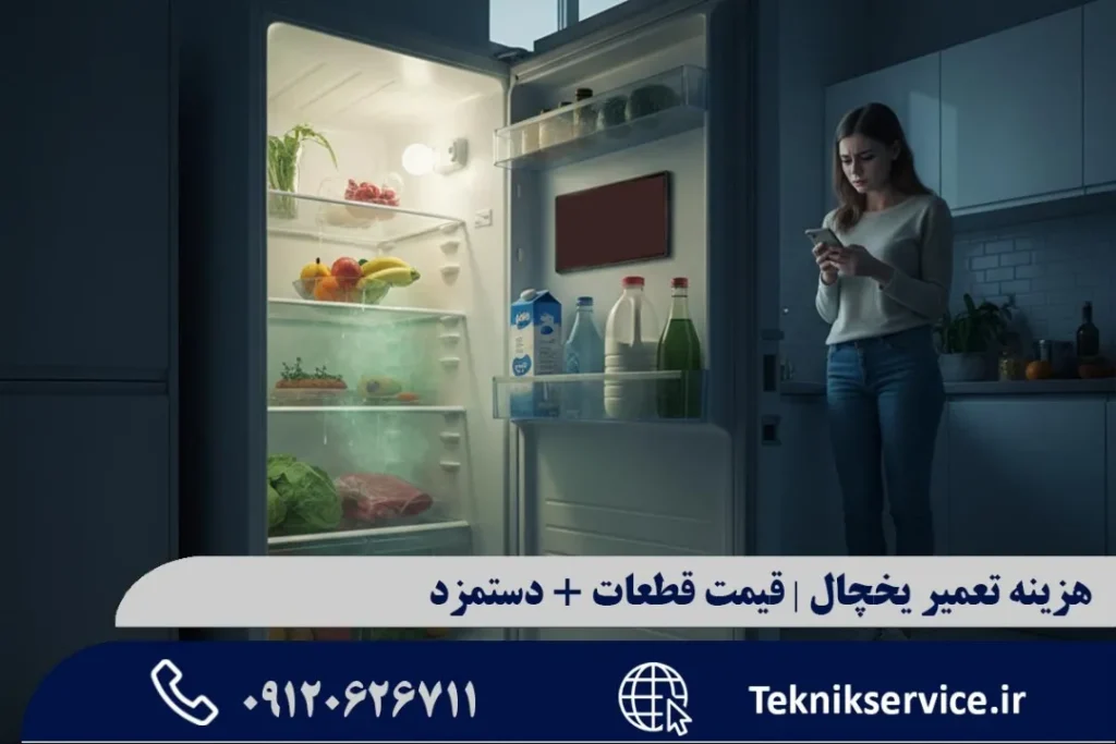 نشتی آب از یخچال: دلایل و راه رفع
