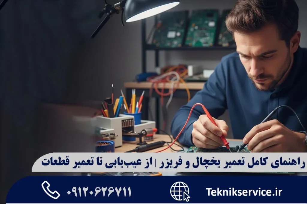 راهنمای کامل تعمیر یخچال و فریزر |از عیبیابی تا تعمیر قطعات