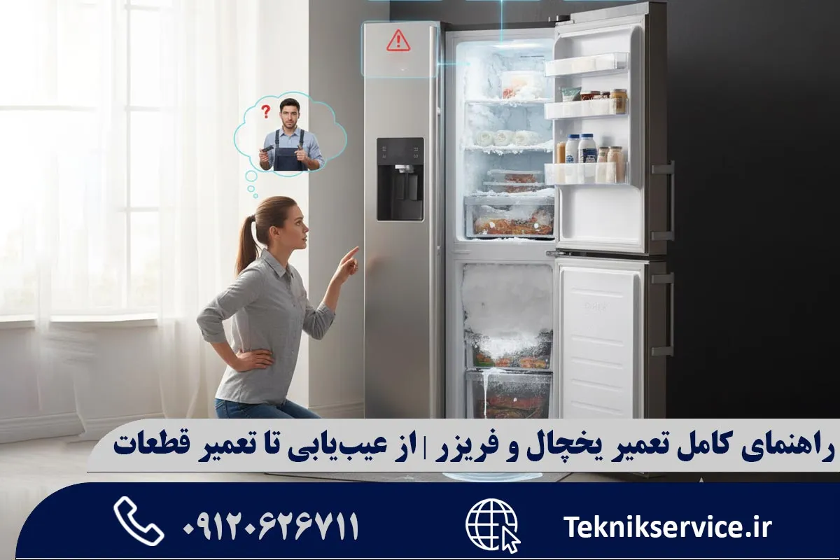 مراحل اولیه عیبیابی یخچال و فریزر در منزل